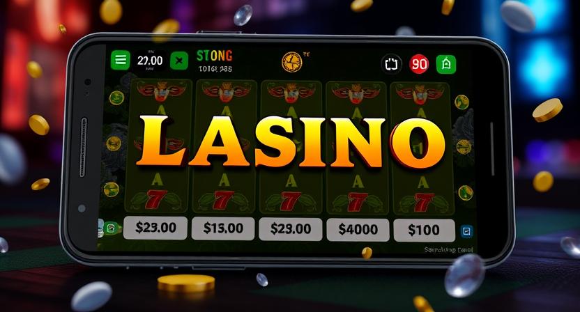 77FB mobile casino app interface